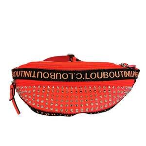 Christian Louboutin Paris New York City Body Bag/Waist Pouch - Cute Orange